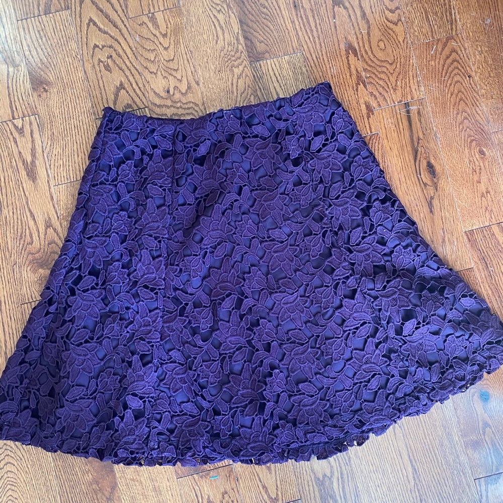Loft size 4 purple skirt